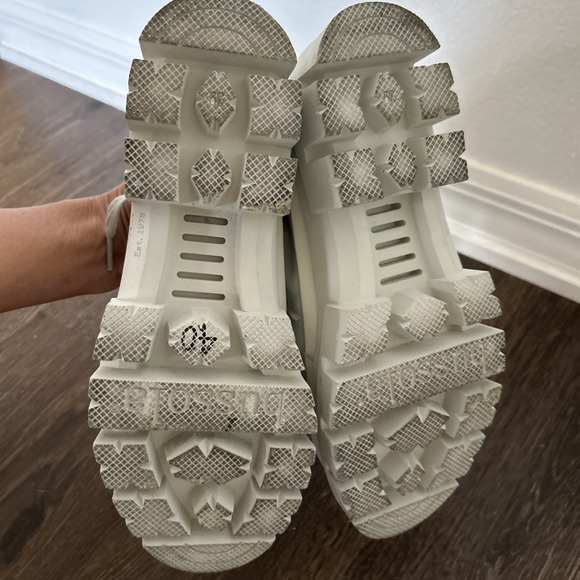 Bussola Callidora Sneakers Womens US Size 8 8.5 EU 39 Platform Shoes Light Gray - Picture 7 of 8